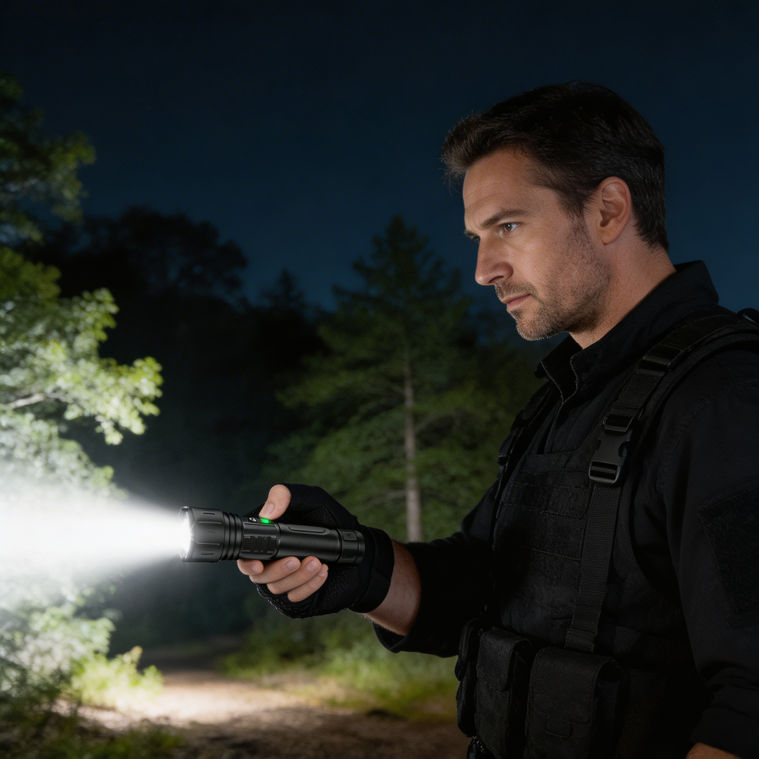 World’s Brightest LED Flashlight – 100,000 Lumen High-Power Torch