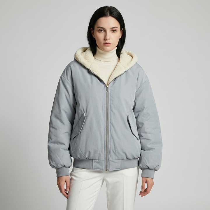 2-in-1 Women's Winter Coat with Hood Versatile Warmth and Style for Cold Weather