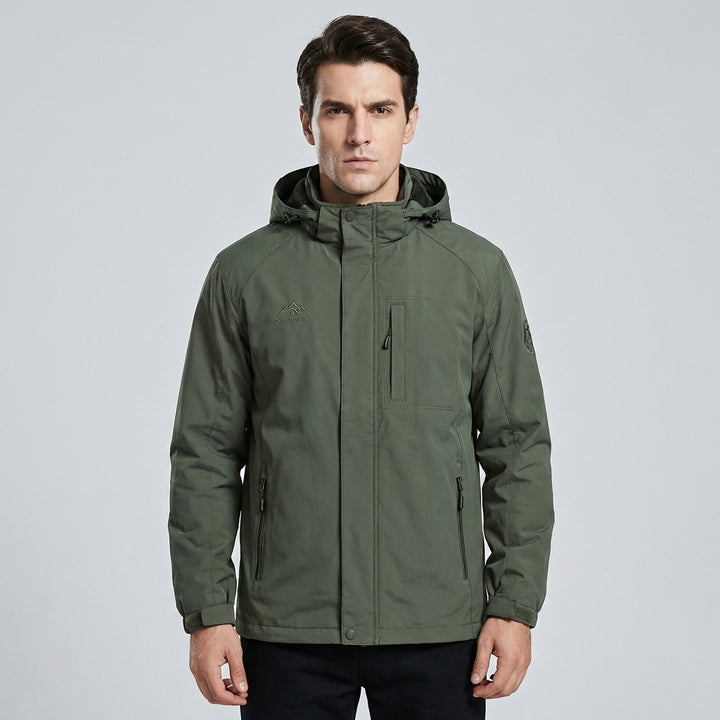 Everest Waterproof Outdoor Jacket with Detachable Hood All-Weather Protection for the Modern Adventurer