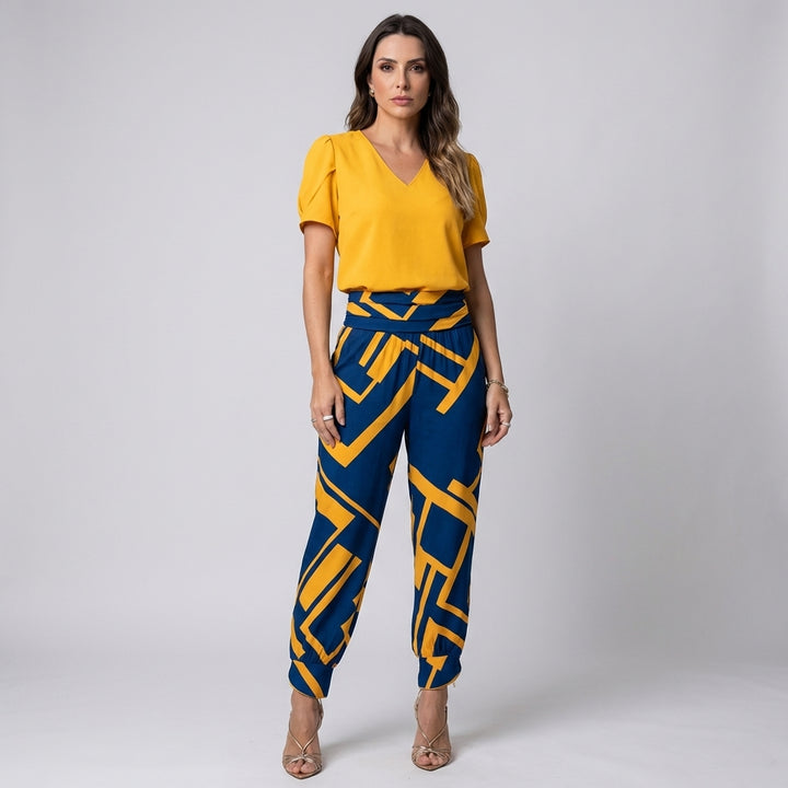 Tabea – Stylish Printed Chic Jumpsuit for Women