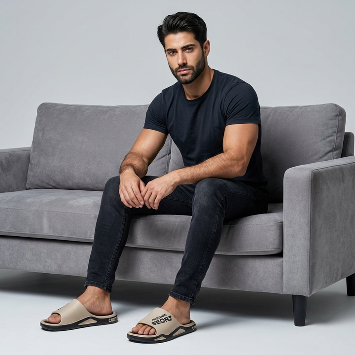 Men's Anti-Slip Sports Slippers for Maximum Comfort