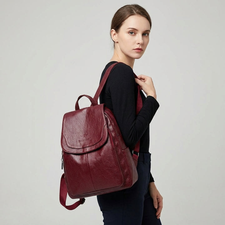Durable Leather Backpack for Women with Timeless Style