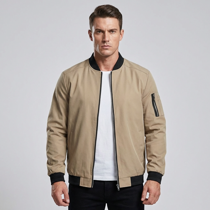 Lebbi – Lightweight Zip-Up Jacket for Men with Practical Pocket