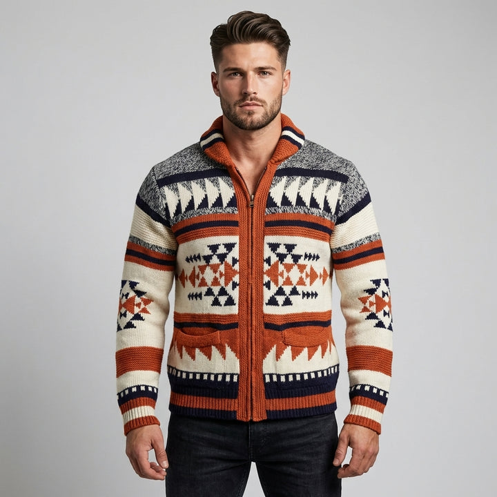 Stylish Men's Jacquard Vest
