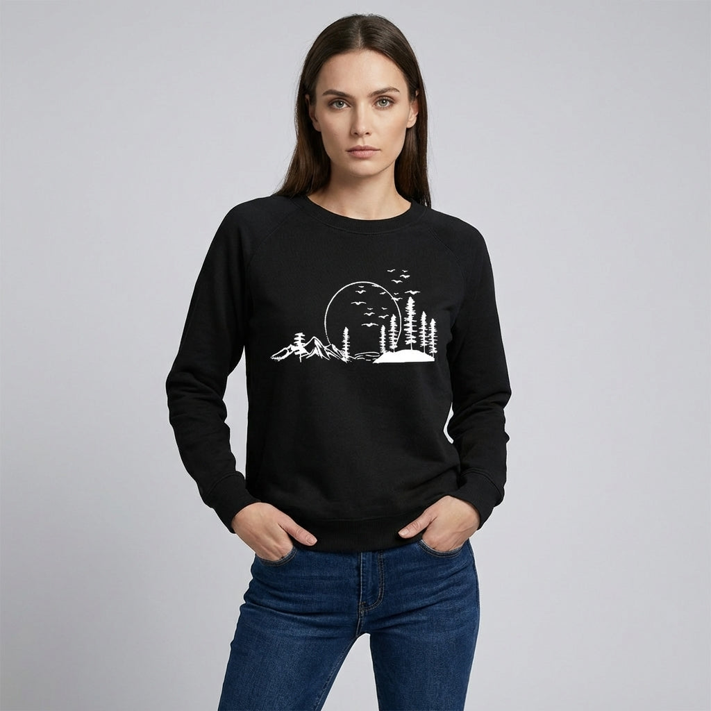 Comfortable Women's Sweater with Round Neck
