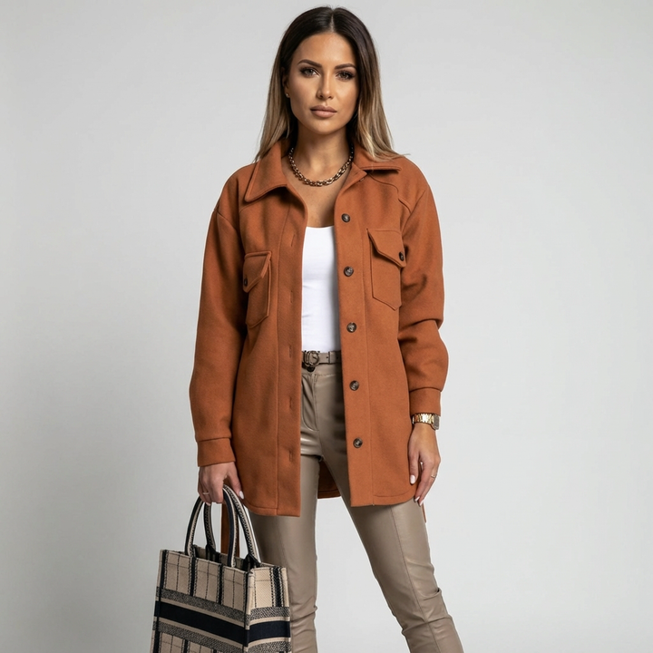 Women’s Oversized Jacket — Relaxed Layer with Versatile Fit