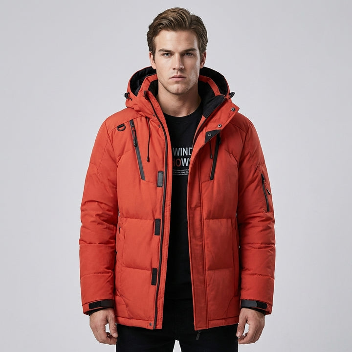 Men’s Insulated Jacket with Hood