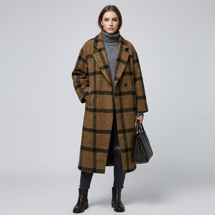 Women’s Long Winter Coat – Karlina Warm Layering Piece