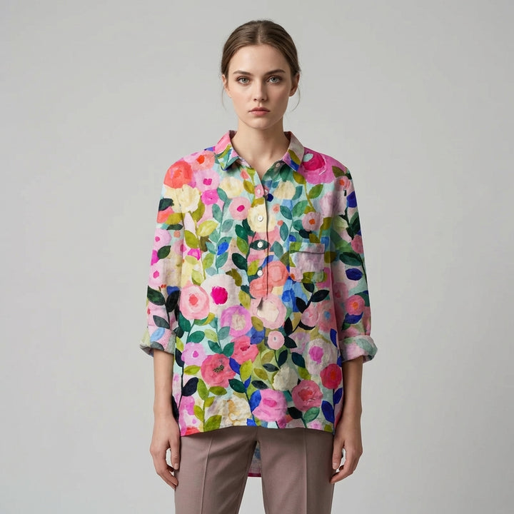 Women’s Floral Print Blouse – Blossoming Style with Everyday Wear
