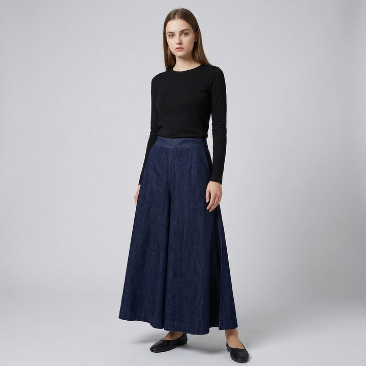 Women’s Wide-Leg Trousers – Ingebord Relaxed Pants