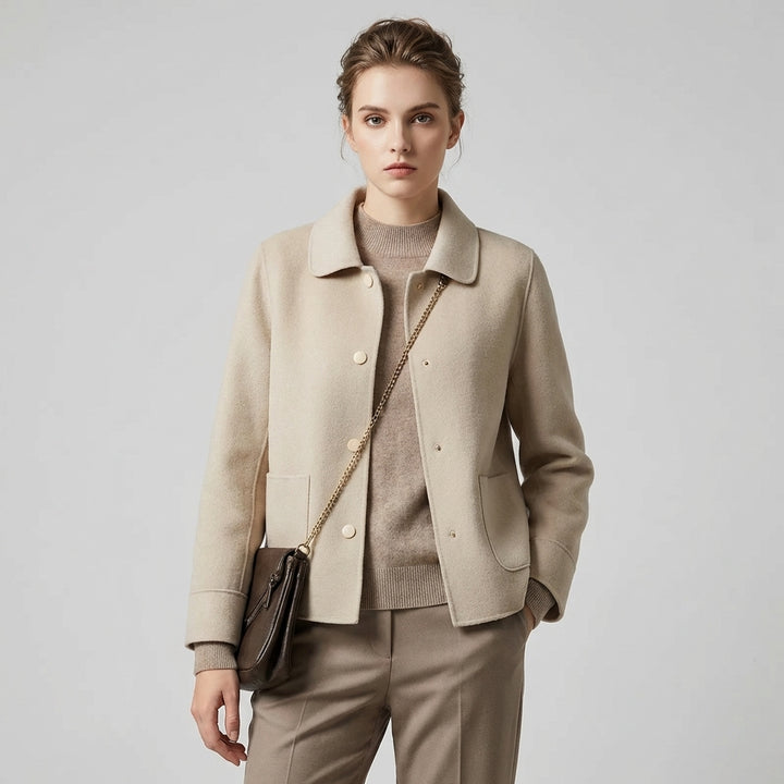 Women’s Button-Down Winter Jacket – Warm Layer with All-Season Appeal
