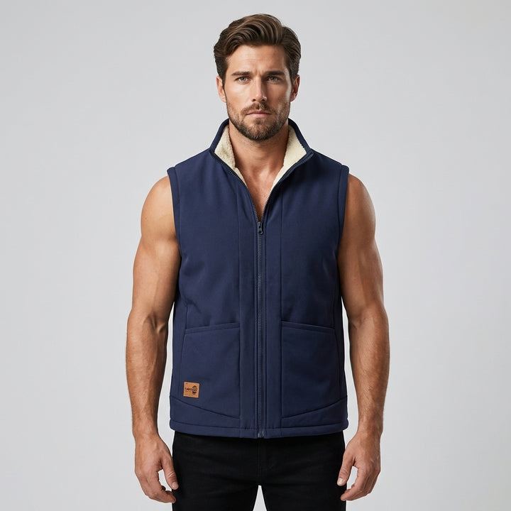 Men’s Lined Winter Vest – Warm and Stylish