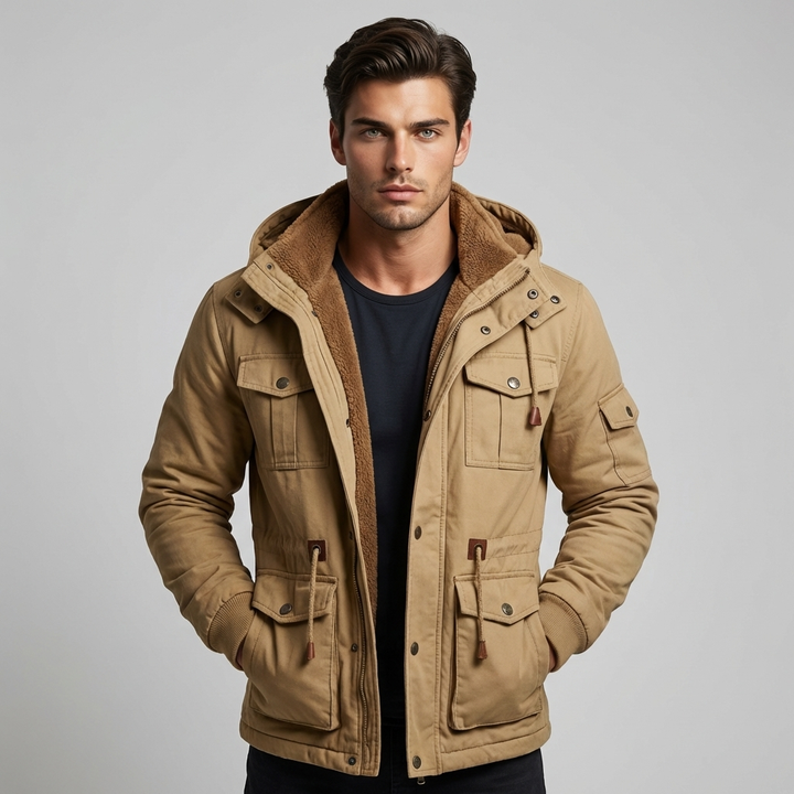 Robust Men's Jacket  Wind Resistant and Warm