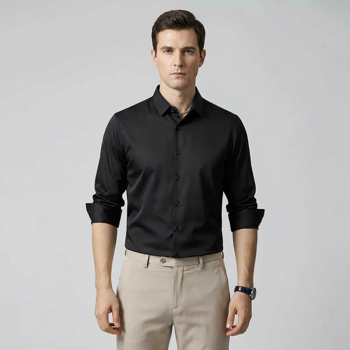 Men’s Wrinkle-Free Dress Shirt – Stylish and Low-Maintenance