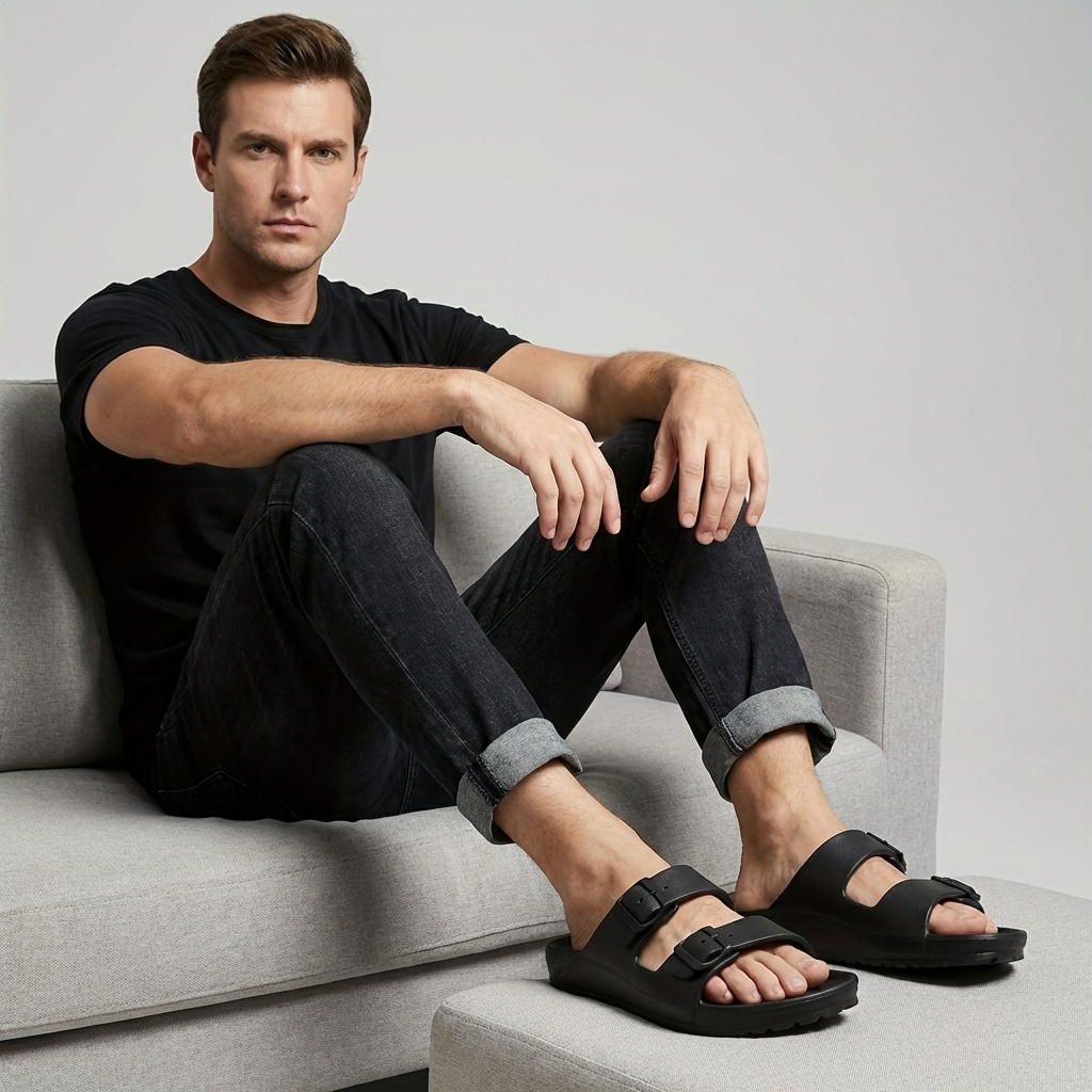 Men's Double Buckle Sandal