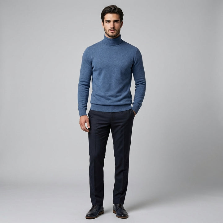 Men’s Knit Turtleneck Sweater – Refined Winter Layer