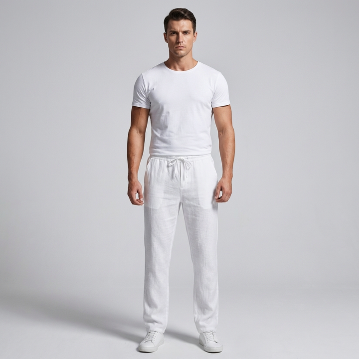 Men’s Linen Summer Trousers – Casual Style with Airy Design
