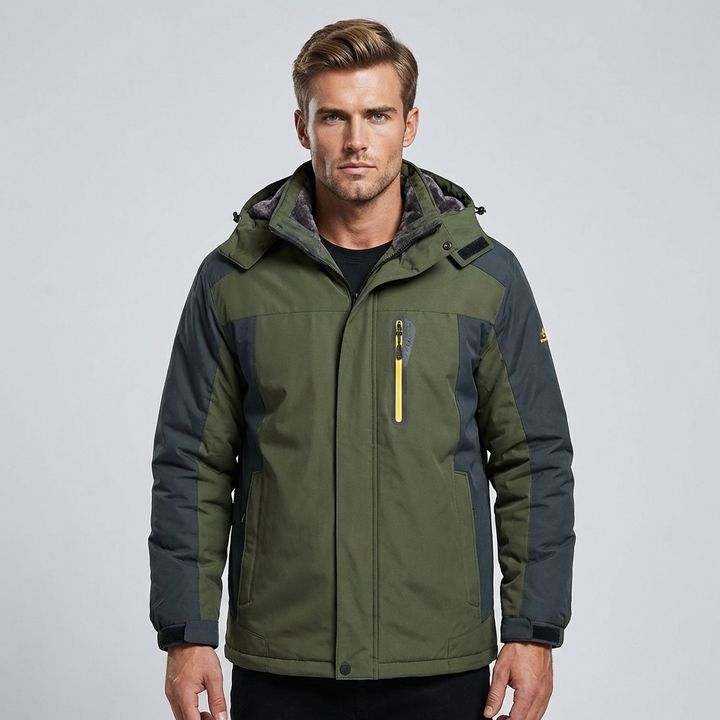 Men’s Winter Jacket – Modern Casual Style with Water-Resistant Finish