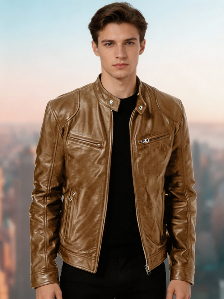 Men’s Leather Jacket  Timeless Style for Every Occasion