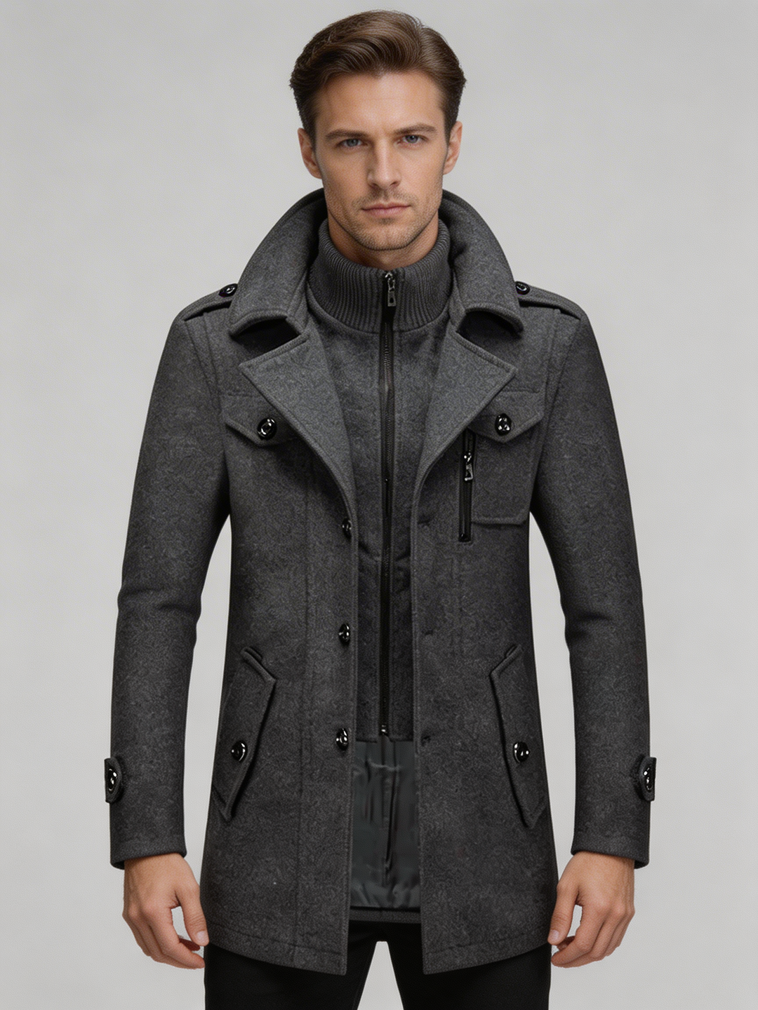 Men’s Coat – Fashionable Design with Modern Appeal