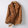 Womens Down Coat with Belt