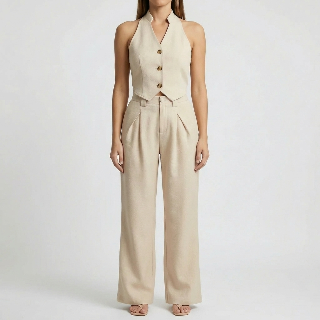 Jumpsuit with Button Details for women