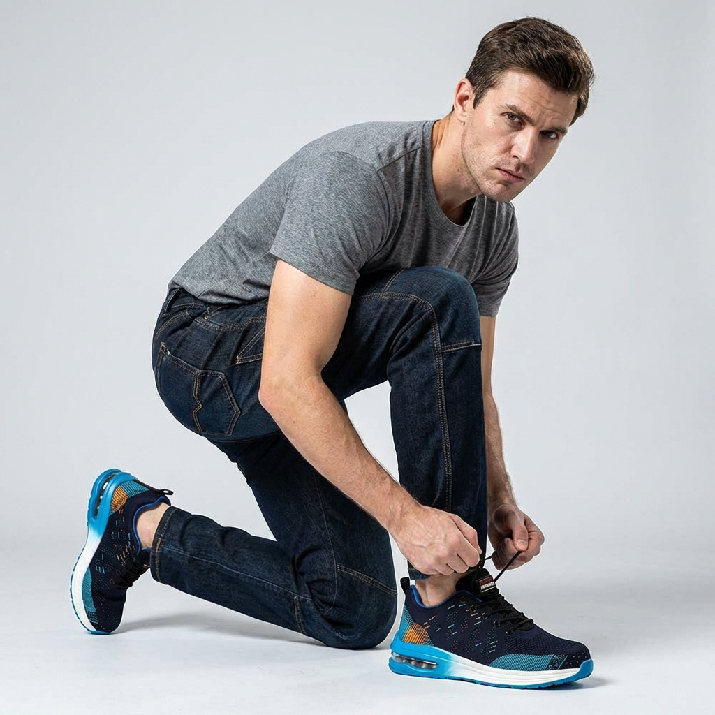 SafeSneakers Blue Air – Safety Work Sneakers