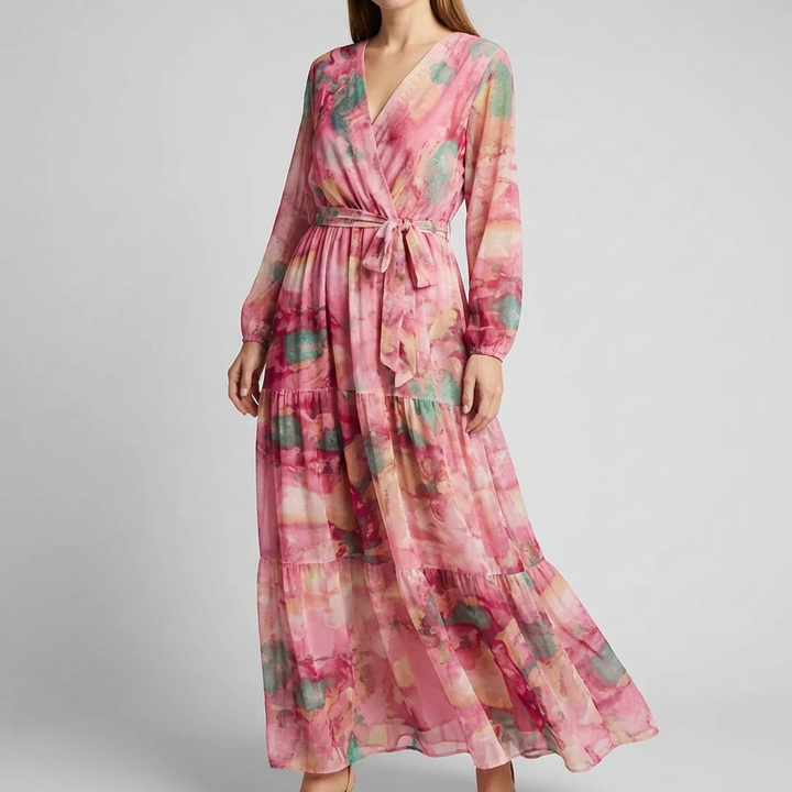 Women's Long Sleeve Summer Dress Modern & Breezy
