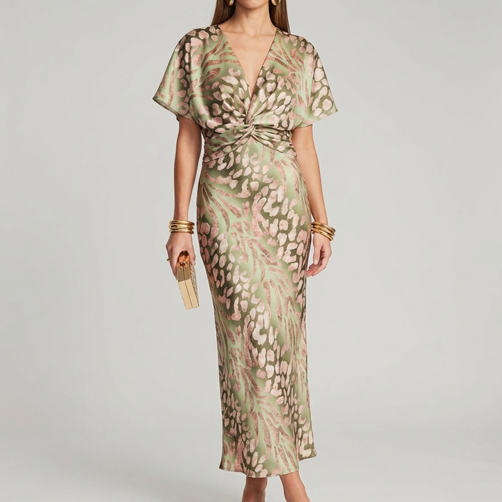 Women's Elegant Wrap Dress Timeless & Flattering