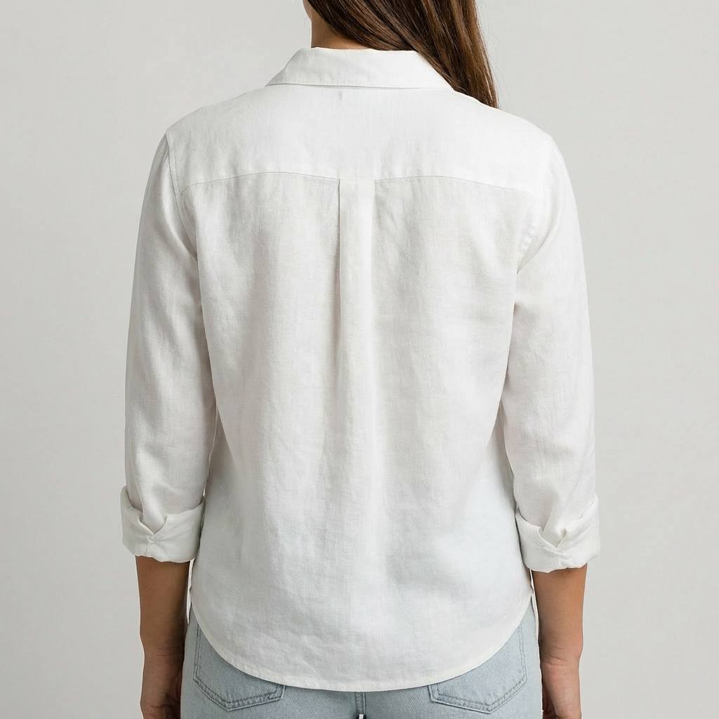 Women's V-Neck Floral Print Shirt & Long Sleeves