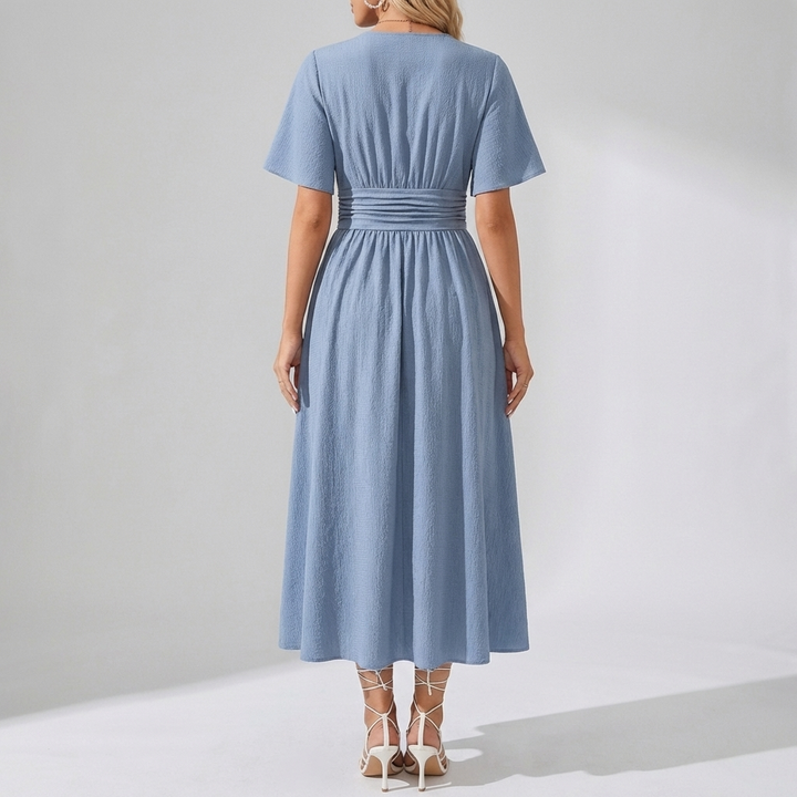 Women's Blue Midi Dress