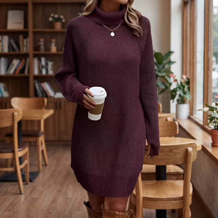 Elegant Knitted Dress for Women