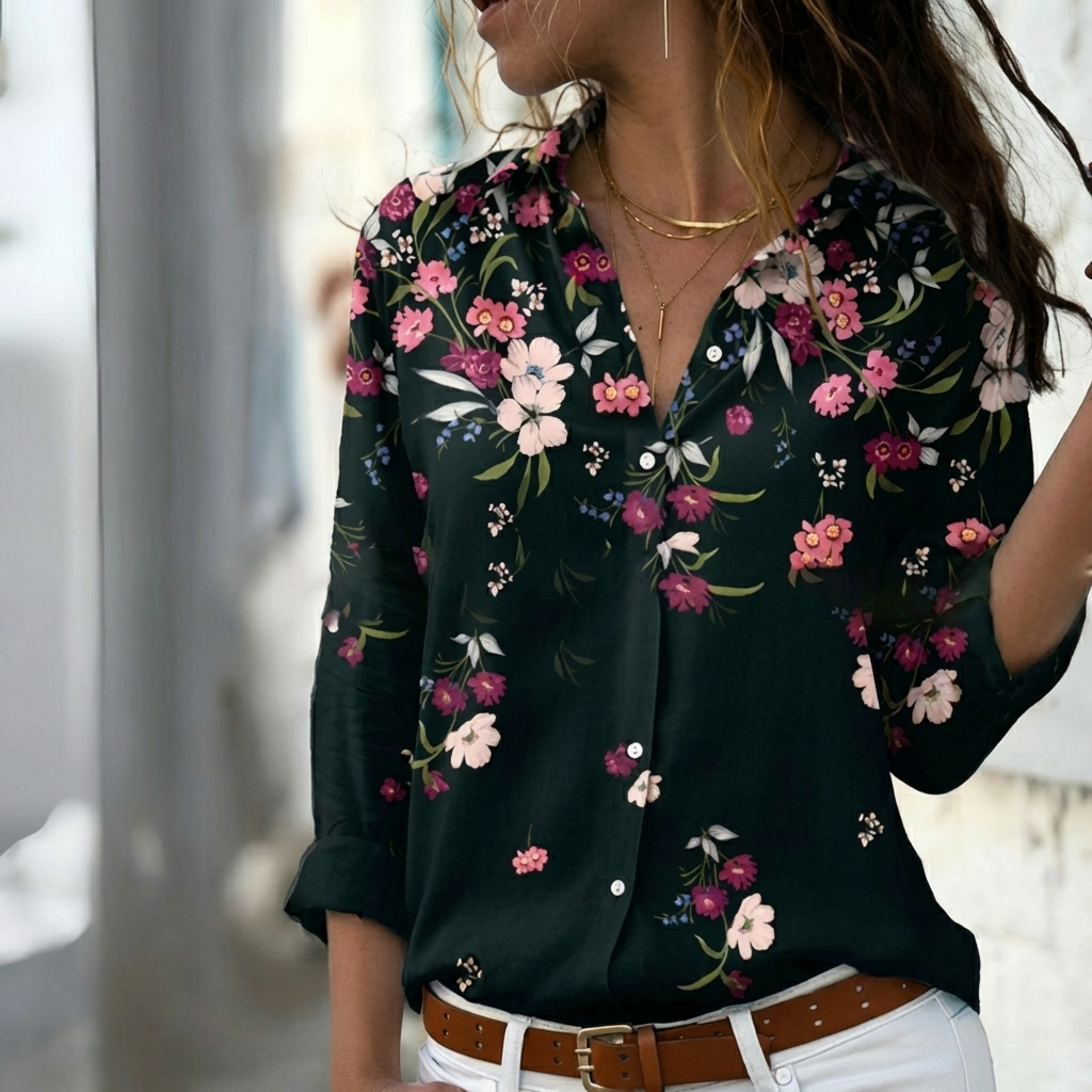 Women's Casual Patterned Blouse