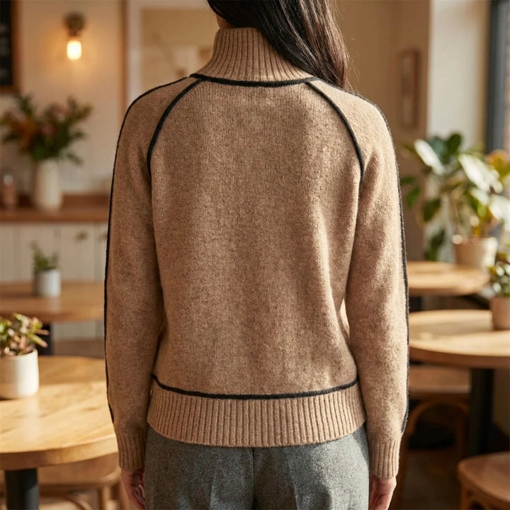 Luxe Fine wool Turtleneck Sweater