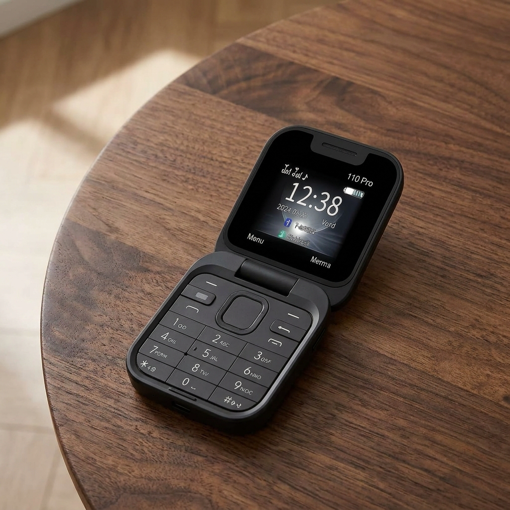 Foldable Dual SIM Phone with HD Camera and FM Radio