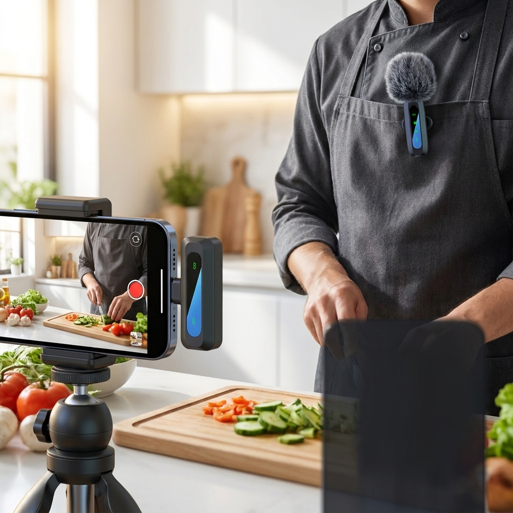 Wireless Microphone with USB-C Connectivity