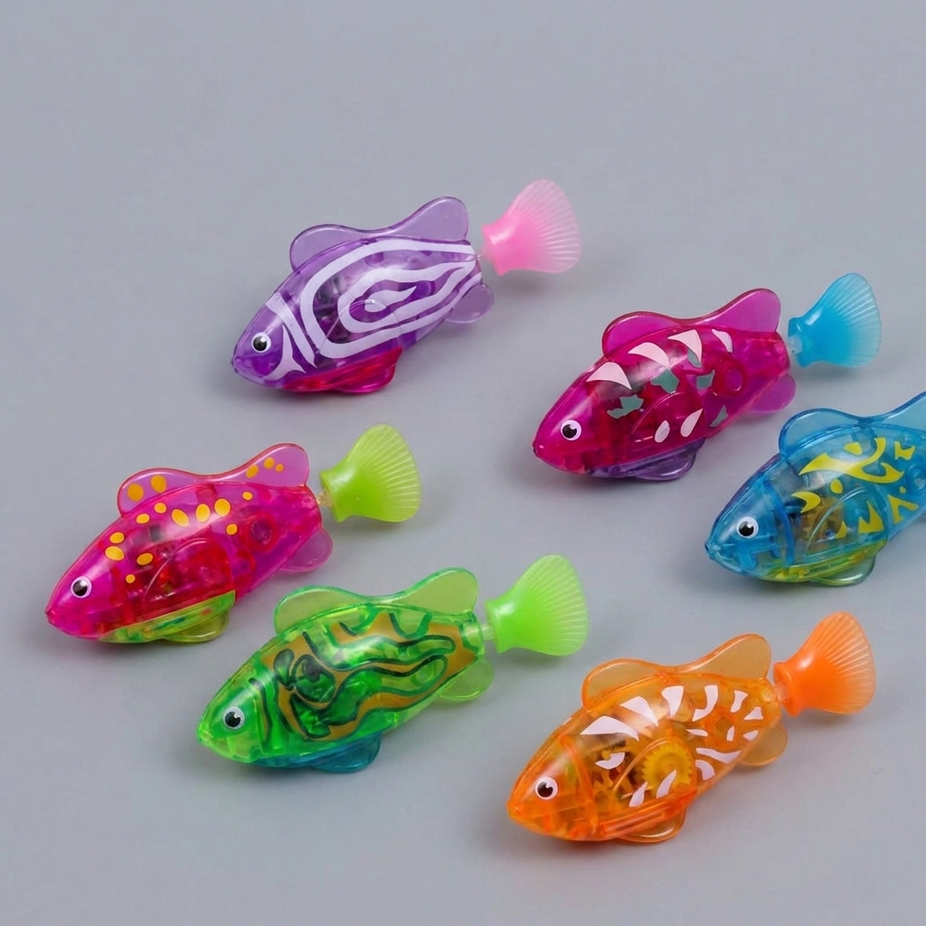 Interactive Cat Toy Set – Realistic Swimming Motion & Engaging Light