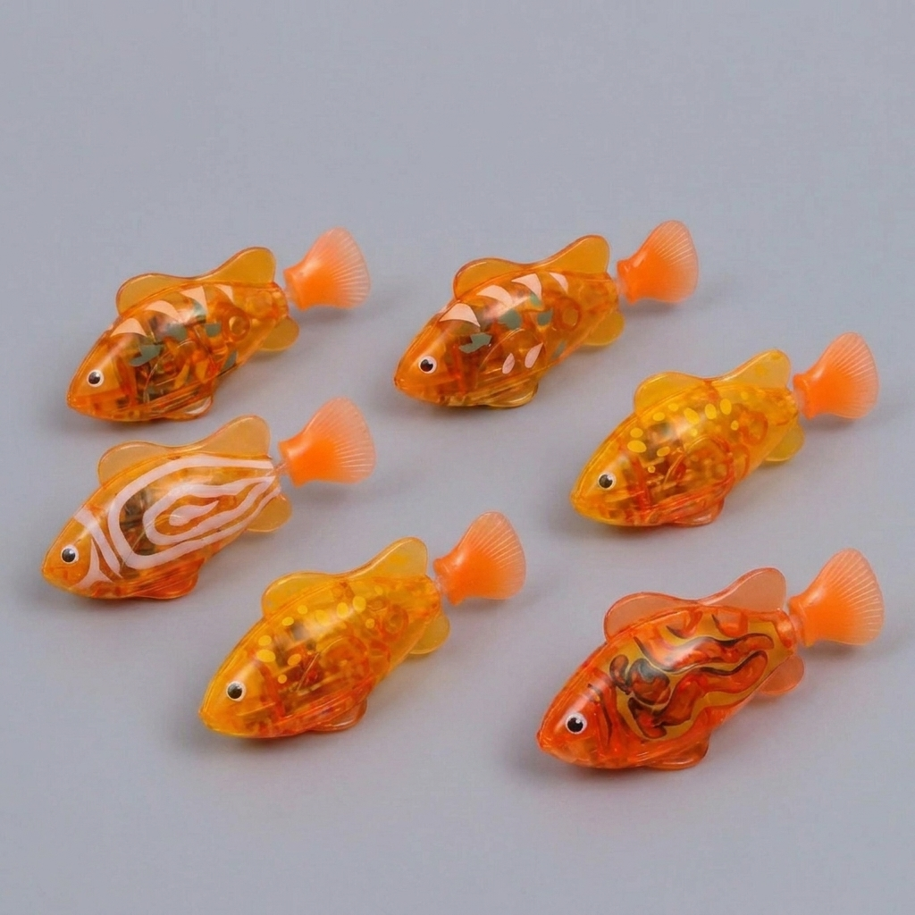 Interactive Cat Toy Set – Realistic Swimming Motion & Engaging Light