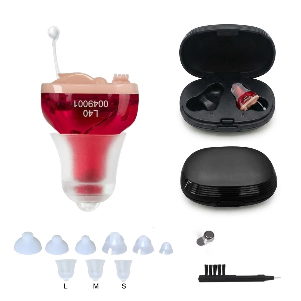 Invisible Digital Hearing Aid Powered by a Replaceable Button Battery