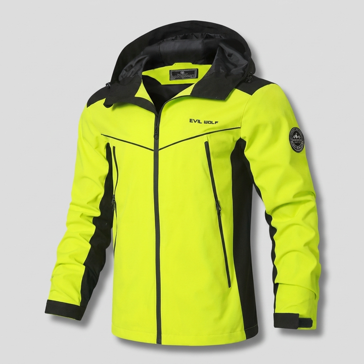 Water-Repellent Outdoor Jacket with Reflective Design