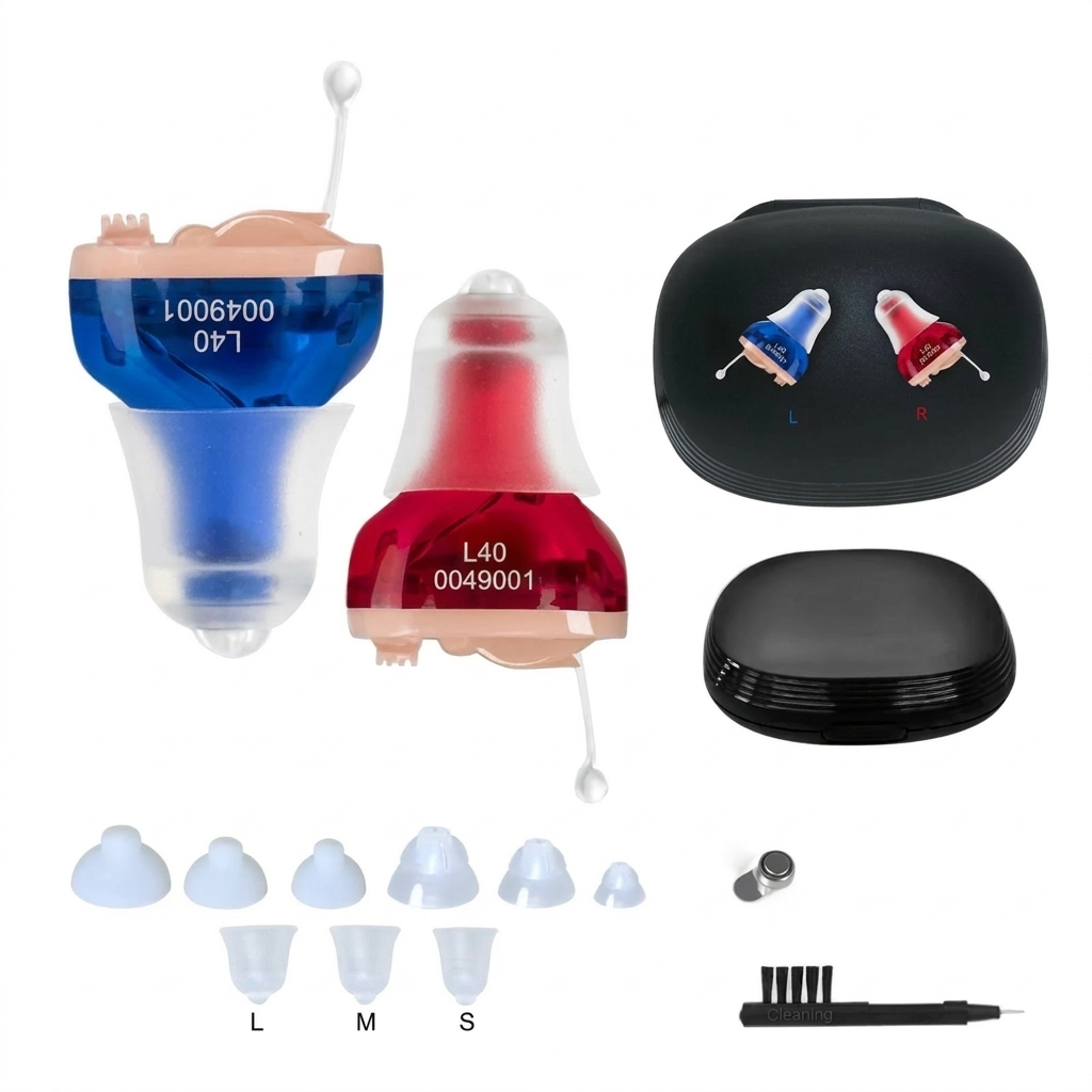 Invisible Digital Hearing Aid Powered by a Replaceable Button Battery