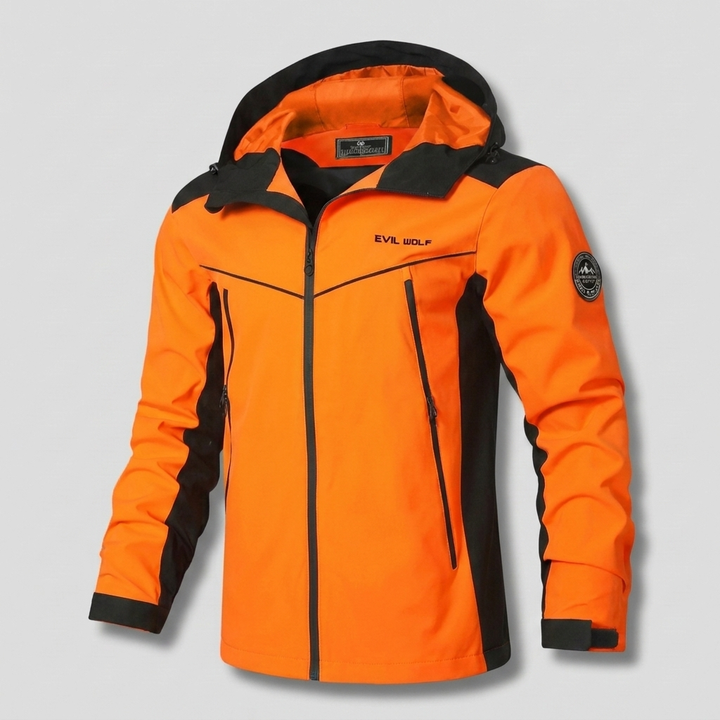 Water-Repellent Outdoor Jacket with Reflective Design