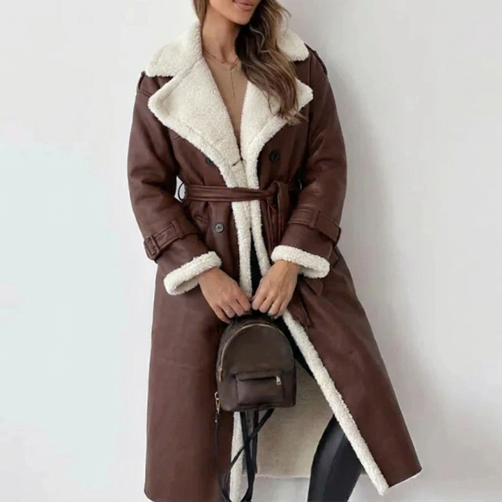 Women's Button Down Long Coat