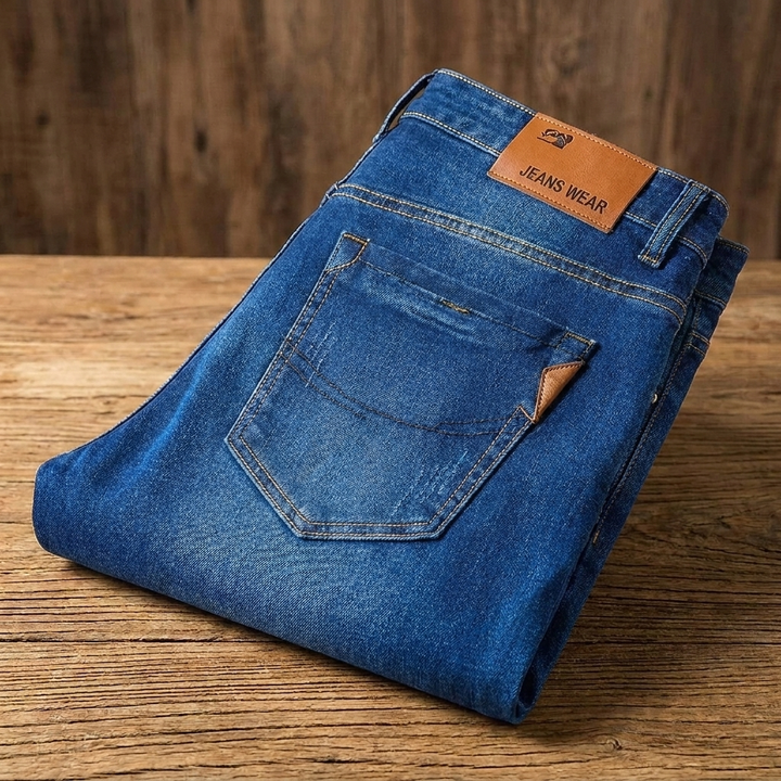 Men's Straight Leg Jeans - Durable Denim