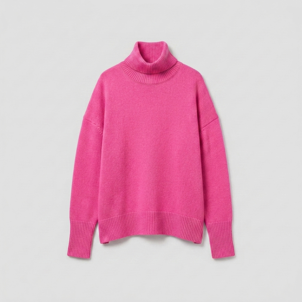 Oversized Turtleneck Jumper Womens
