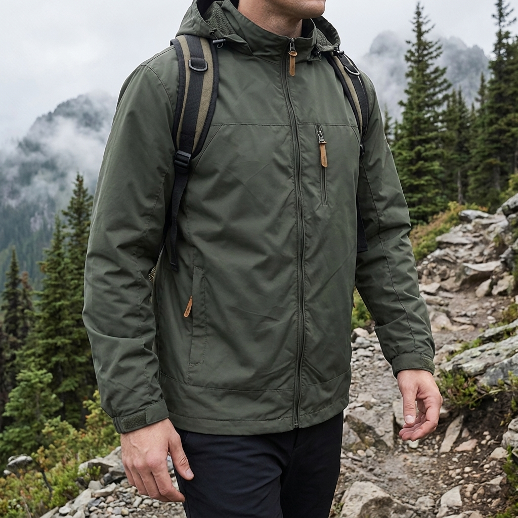 Waterproof and Windproof Men's Outdoor Jacket