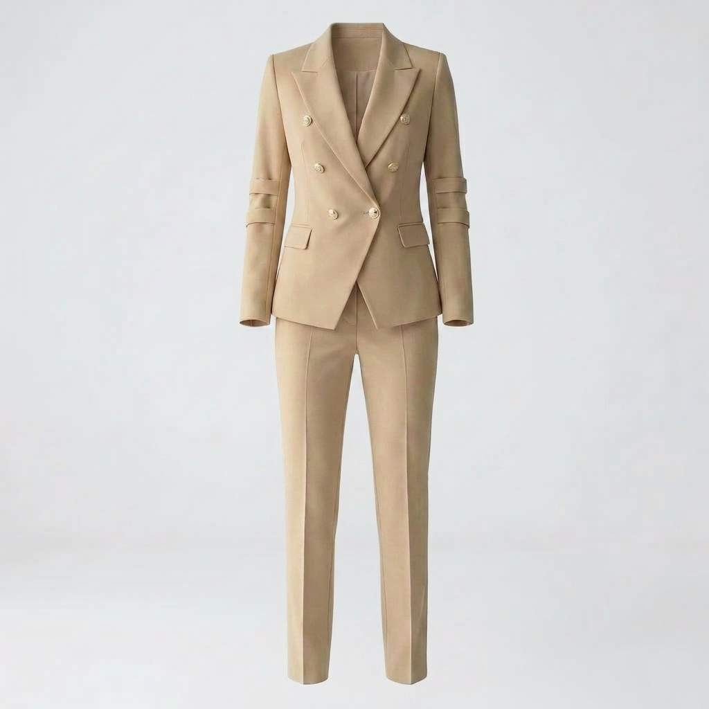 Two-Piece Blazer And Trouser Set