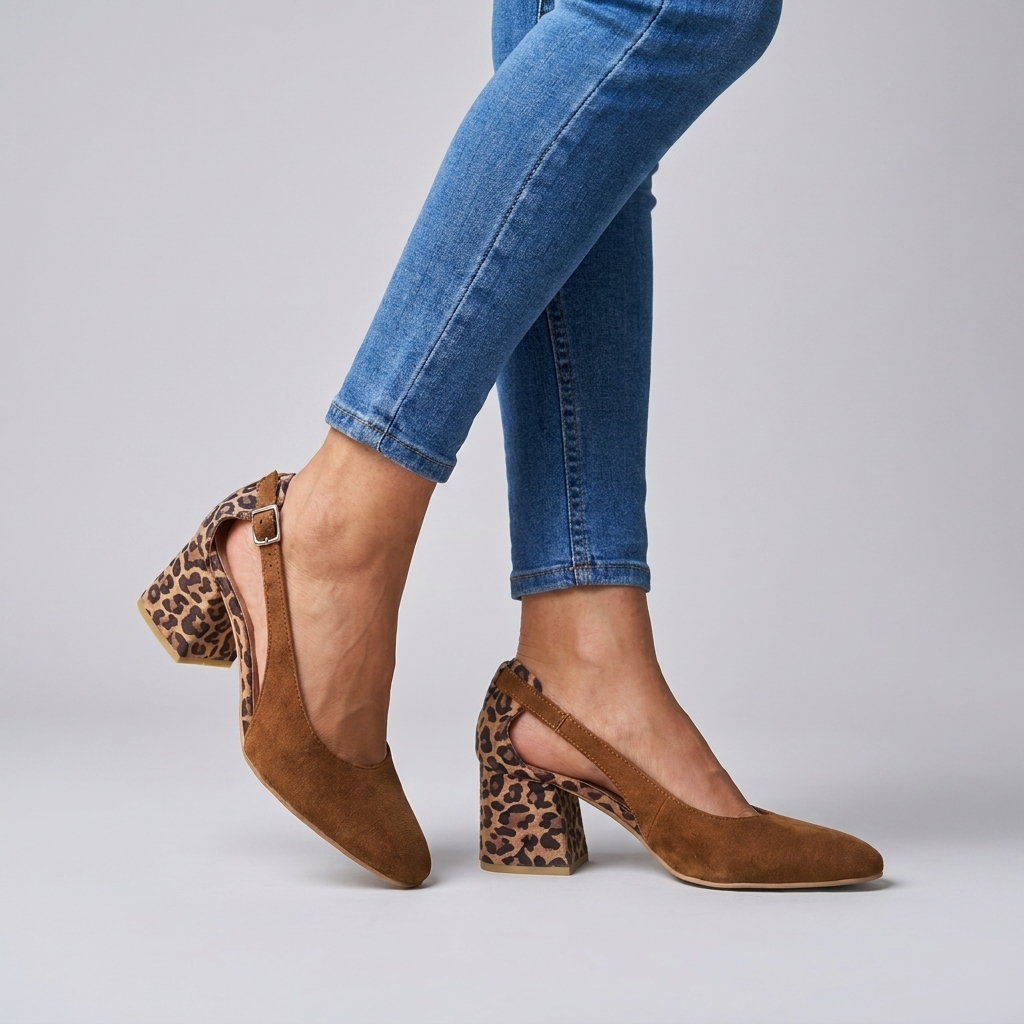 Block Heel Slingback Pumps Bring Effortless Chic to Smart Outfits