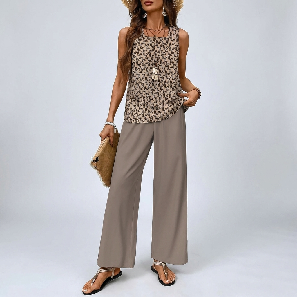 Two-Piece Summer Set Brings Effortless Style to Warm Days