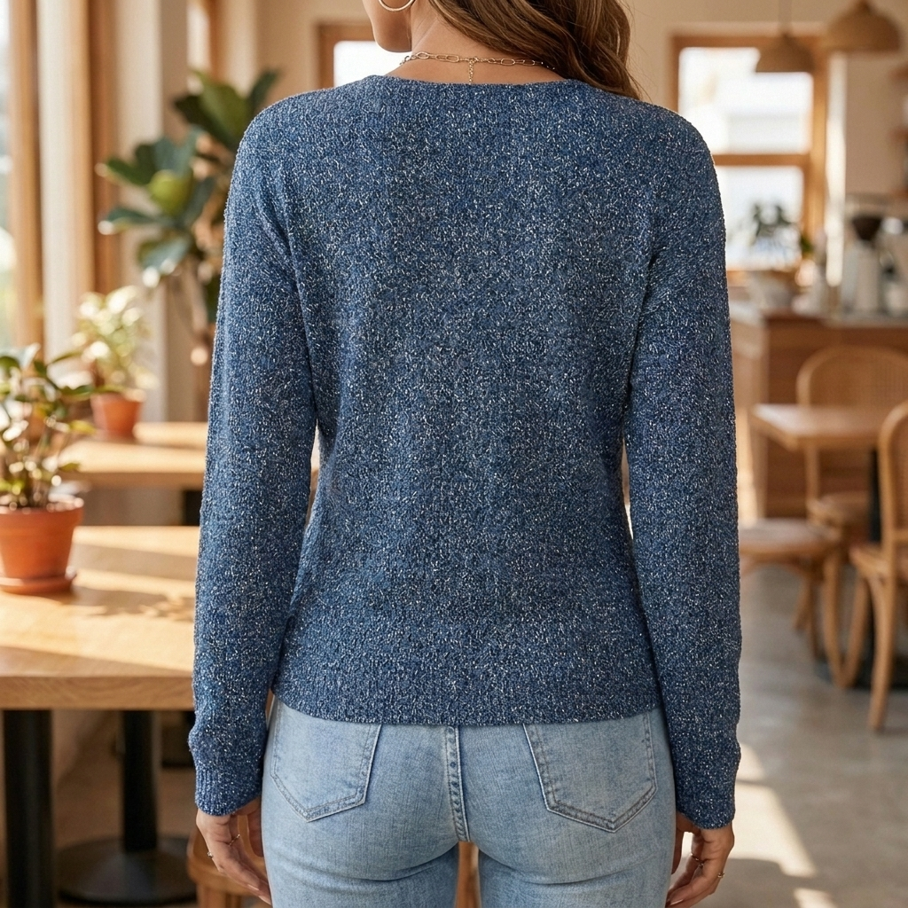 Elegant and Comfortable Sweater Brings Cozy Style to Everyday Looks